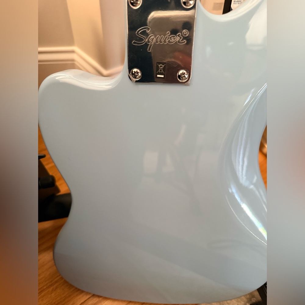 Fender Squier Mini Jazzmaster HH Electric Guitar - Blue - Picture 6 of 7
